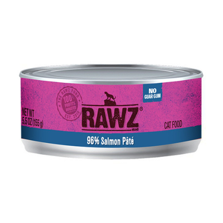 RAWZ - 96% 三文魚全貓罐頭 - 155 克 到期日:2025-09-30 RAWZ - 96% 三文魚全貓罐頭 - 155 克 到期日:2025-09-30