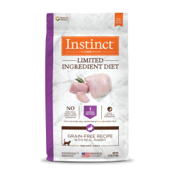 Instinct 生鮮本能 - 單一低敏無穀物兔肉貓糧 - 4.5 磅 到期日：2025-10-02