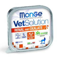 Monge VetSolution 系列 - 無穀腎臟及腎石配方貓罐頭 - 100 克 Expiry Date: 2025-10-09