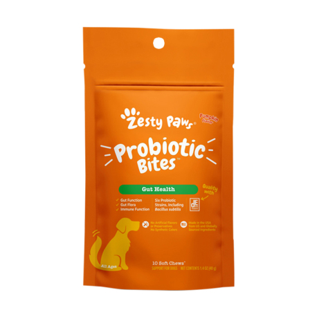 Zesty Paws - Probiotic Bites 益生菌咀嚼軟粒 - 南瓜味(犬用) - 10 粒 到期日:2025-10-31 Zesty Paws - Probiotic Bites 益生菌咀嚼軟粒 - 南瓜味(犬用) - 10 粒 到期日:2025-10-31