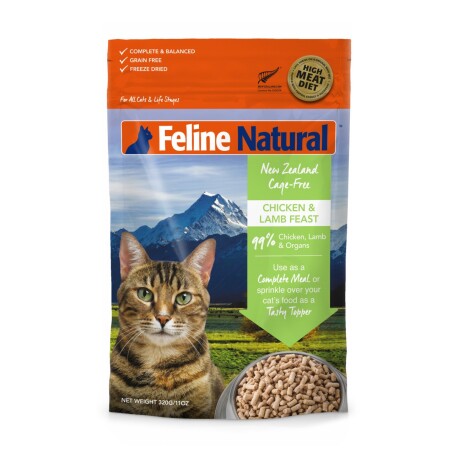 K9 Natural - F9 Feline Natural 雞肉及羊肉盛宴貓糧 - 320 克 到期日：2025-11-06