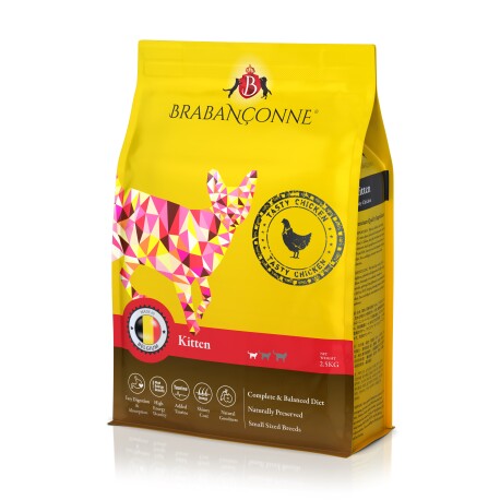 Brabanconne 爸媽寵 - 幼貓雞肉配方 (白袋) - 20 公斤 Expiry Date: 2025-11-26