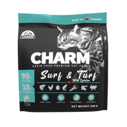 CHARM - 無穀物海陸龍蝦盛宴配方貓糧 - 340 克 到期日：2025-11-30