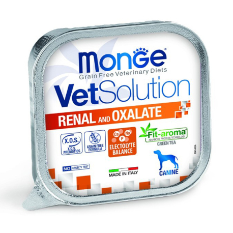 Monge VetSolution 系列 - 無穀腎臟及腎石配方狗罐頭 - 150 克 到期日：2025-12-29