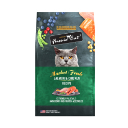 Fussie Cat - 全貓三文魚及雞肉乾糧 - 3.5 磅