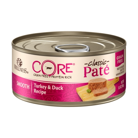 Wellness 寵物健康 - CORE 無穀物火雞拼鴨肉貓罐頭 - 5.5 安士 到期日：2026-01-15