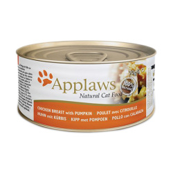 Applaws 愛普士 - 全天然雞胸肉、南瓜貓罐頭 - 70 克 到期日：2026-01-27