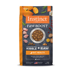 Instinct 生鮮本能 - Raw Boost 原食生鮮無穀物雞肉狗糧 (腸道健康) - 4 磅 Expiry Date: 2026-02-20