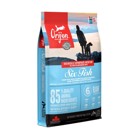 Orijen 渴望 - 全犬無穀物六種魚肉配方 - 6 公斤 到期日：2026-02-22