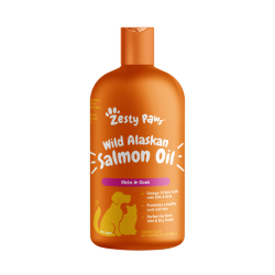Zesty Paws - Wild Alaskan Salmon Oil 野生阿拉斯加三文魚油(貓犬適用) - 32 安士 到期日：2026-02-28