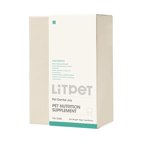 LitPet - 貓用潔牙健齒營養凍乾 - 30 粒