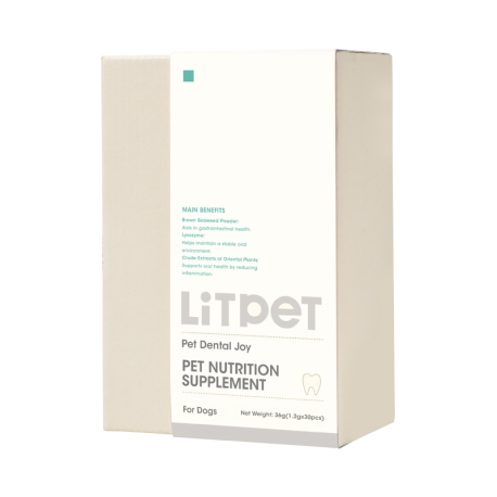 LitPet - 犬用潔牙健齒營養凍乾 - 30 粒