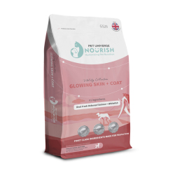 Pet Universe Nourish - 新鮮三文魚白身魚皮膚配方狗糧 - 1.5 公斤 到期日：2026-03-28