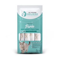 Pet Universe Nourish - 野生吞拿魚貓條(抗敏配方) - 4 x 14 克 Expiry Date: 2026-04-12