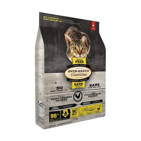 Oven-Baked 奧雲寶 - 無穀物全貓雞肉配方 - 5 磅 到期日：2026-04-30