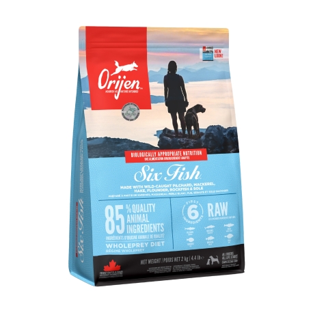 Orijen 渴望 - 全犬無穀物六種魚肉配方 - 2 公斤 到期日：2026-06-11