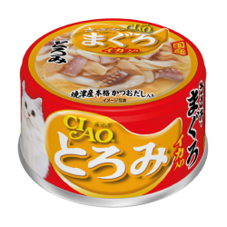 CIAO - 雞肉、吞拿魚、魷魚濃湯系列貓罐頭 - 85 克 到期日：2026-06-14