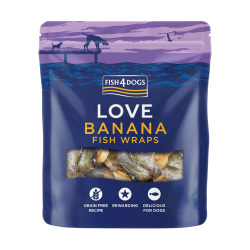 Fish4Dogs - 純魚皮香蕉卷- 100 克 到期日：2026-05-20