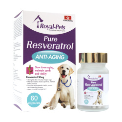 Royal Pets - 純正白藜蘆醇- 60 粒 到期日：2026-07-06