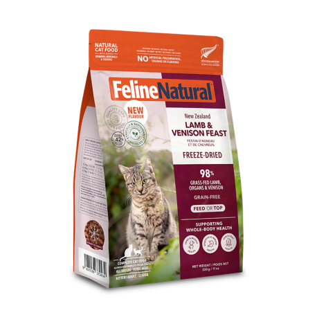 K9 Natural - F9 Feline Natural 羊肉及鹿肉盛宴貓糧 - 320 克
