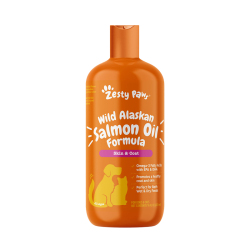 Zesty Paws - Wild Alaskan Salmon Oil 野生阿拉斯加三文魚油(貓犬適用) - 16 安士 到期日：2026-07-31