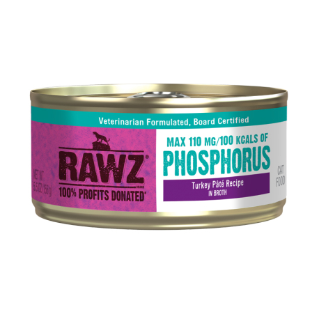 RAWZ - 低磷火雞肉醬營養補充貓罐 - 156 克