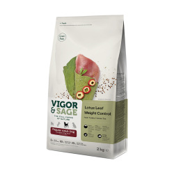 VIGOR & SAGE - 荷葉控制體重火雞肉成犬糧 - 2 公斤 到期日：2026-09-18