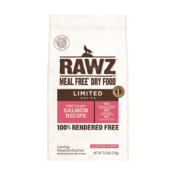 RAWZ - 單一動物蛋白配方野生三文魚全犬糧 - 20 磅 到期日：2026-10-27