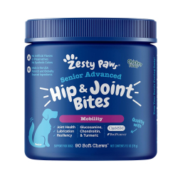 Zesty Paws - Senior Advanced Hip & Joint Bites 年長配方關節護理咀嚼軟粒 - 雞肉味(犬用) 到期日：2026-10-30