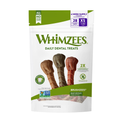 WHIMZEES - 迷你犬專用快樂牙刷形潔齒骨 - 7.4 安士 Expiry Date: 2026-11-30