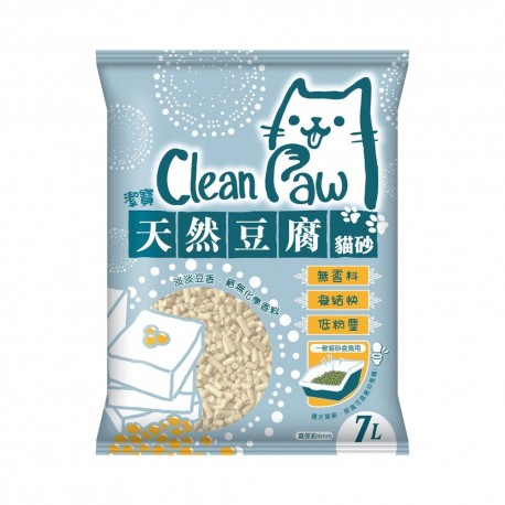 Clean Paw 潔寶 - 天然豆腐貓砂 - 7 公升 Clean Paw 潔寶 - 天然豆腐貓砂 - 7 公升