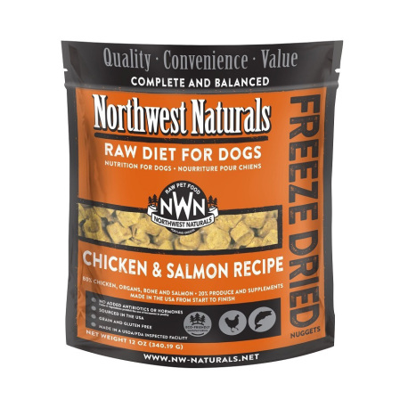 Northwest Naturals NWN - 凍乾脫水雞肉及三文魚全犬狗糧 - 12 安士 Northwest Naturals NWN - 凍乾脫水雞肉及三文魚全犬狗糧 - 12 安士