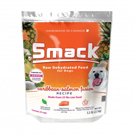 Smack - 野生三文魚鮮肉脫水狗糧 - 2.5 公斤 Smack - 野生三文魚鮮肉脫水狗糧 - 2.5 公斤