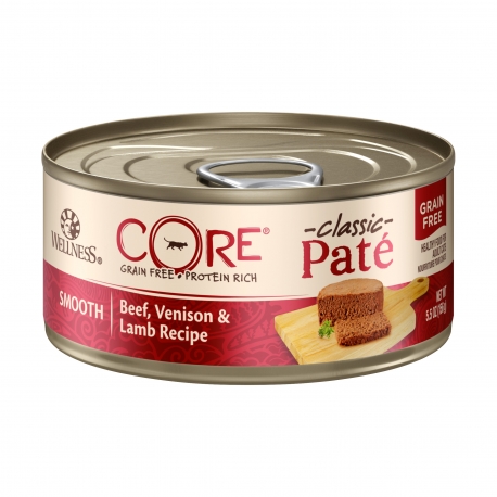 Wellness 寵物健康 - CORE 無穀物牛肉、鹿肉拼羊肉貓罐頭 - 5.5 安士 Wellness 寵物健康 - CORE 無穀物牛肉、鹿肉拼羊肉貓罐頭 - 5.5 安士